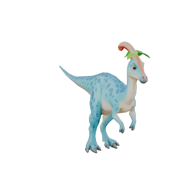 Yaprak şapkalı Parasaurolophus